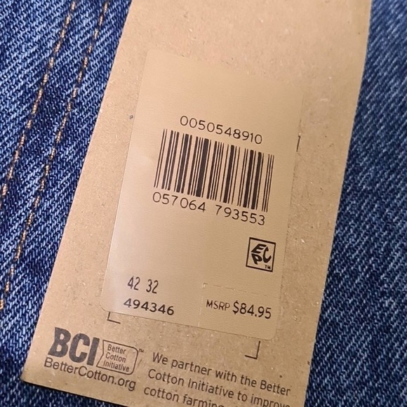 Levi's 505 Regular Jeans Size 42x32 NWT - Picture 4 of 6